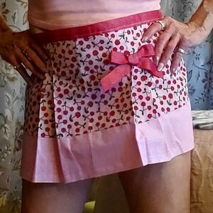 Pink Cherry Mini Skirt